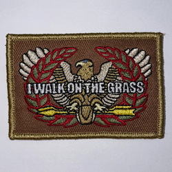 Warrant Officer Patch "I walk on the grass"