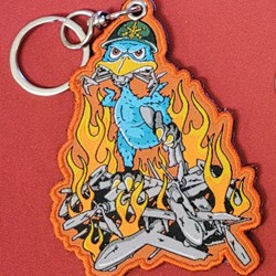 Oozlefinch "FIRE" Keychain