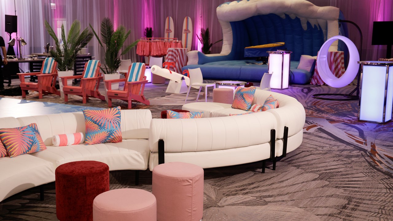Malibu Barbie Themed Holiday Party