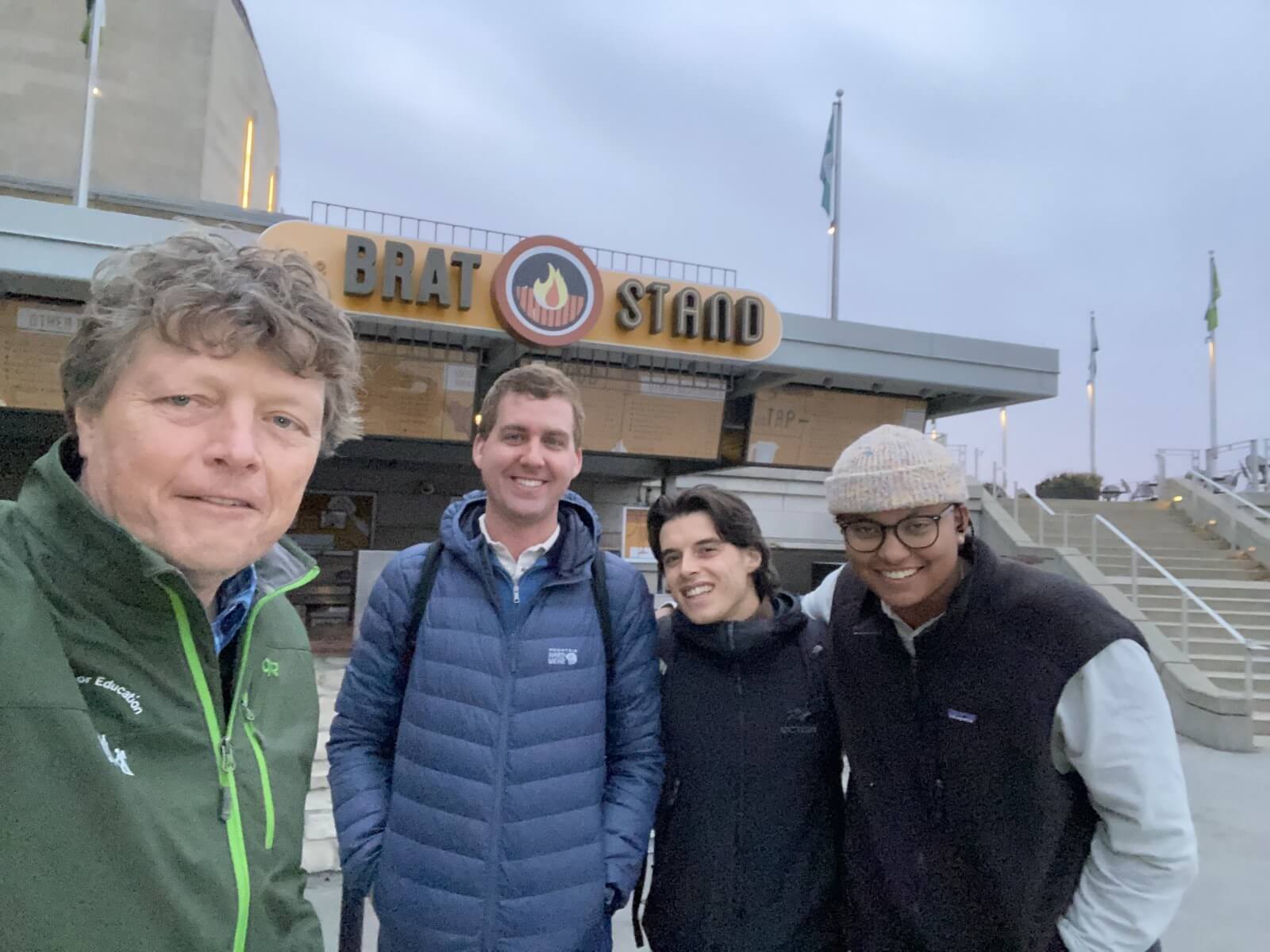 Brent and the members of “The BRAT’s” (Brent’s Research Assistant Team)