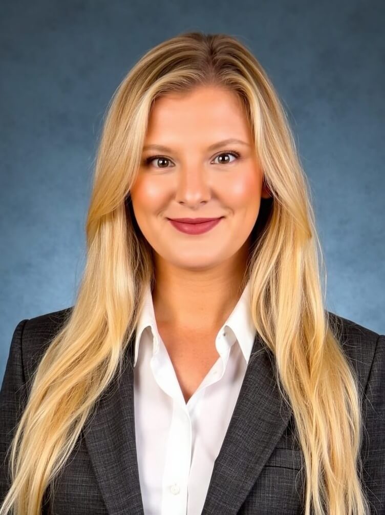 A person with blonde hairAI-generated content may be incorrect.