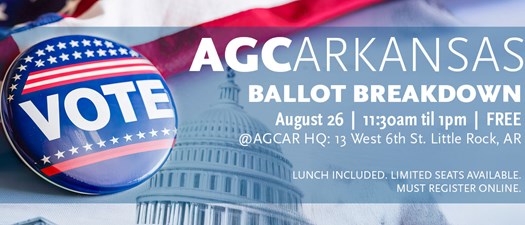 Ballot Breakdown Luncheon: Understanding Arkansas' Economic Development Districts Amendment