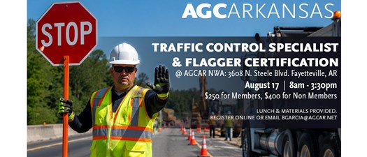 Traffic Control Speaclist- with Flagger Certification - NWA