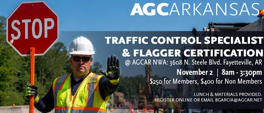 Traffic Control Specialist with Flagger Certification- NWA