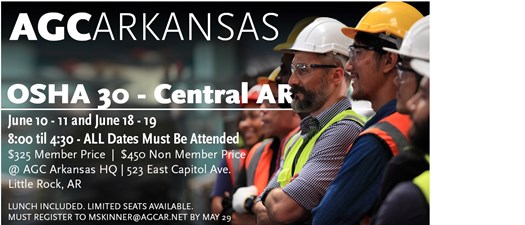 OSHA 30 - Central AR