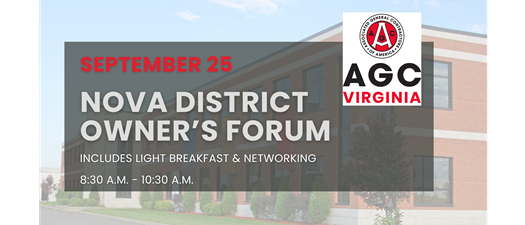 NOVA District Owners Forum 9/25/25