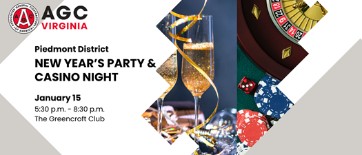 Piedmont District New Year's Party & Casino Night 1/15/26