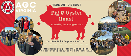 Piedmont District Pig & Oyster Roast, hosted by the Young Leaders