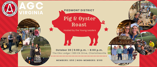 Piedmont District Pig & Oyster Roast, hosted by the Young Leaders 10/30/25