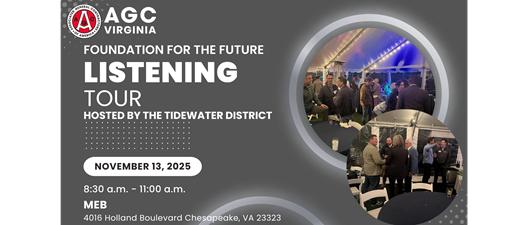 Foundation for the Future Listening Tour, hosted by Tidewater District 11/13/25