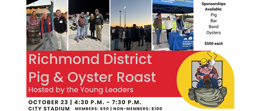 Richmond District Pig & Oyster Roast, hosted by the Young Leaders 10/23/25