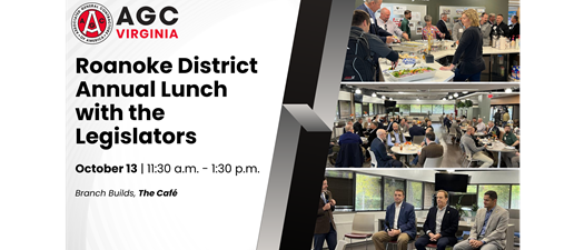 Roanoke District Annual Lunch with the Legislators