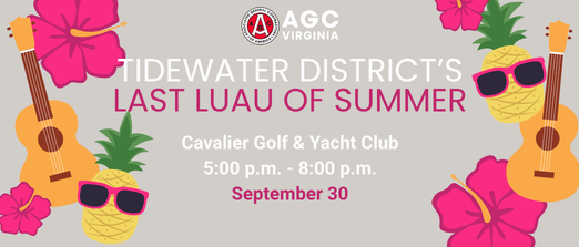SOLD OUT Tidewater District Last Luau of Summer 9/30/26
