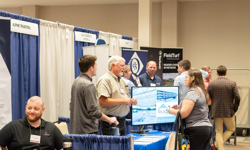 Exhibitors connecting at AIA Louisiana