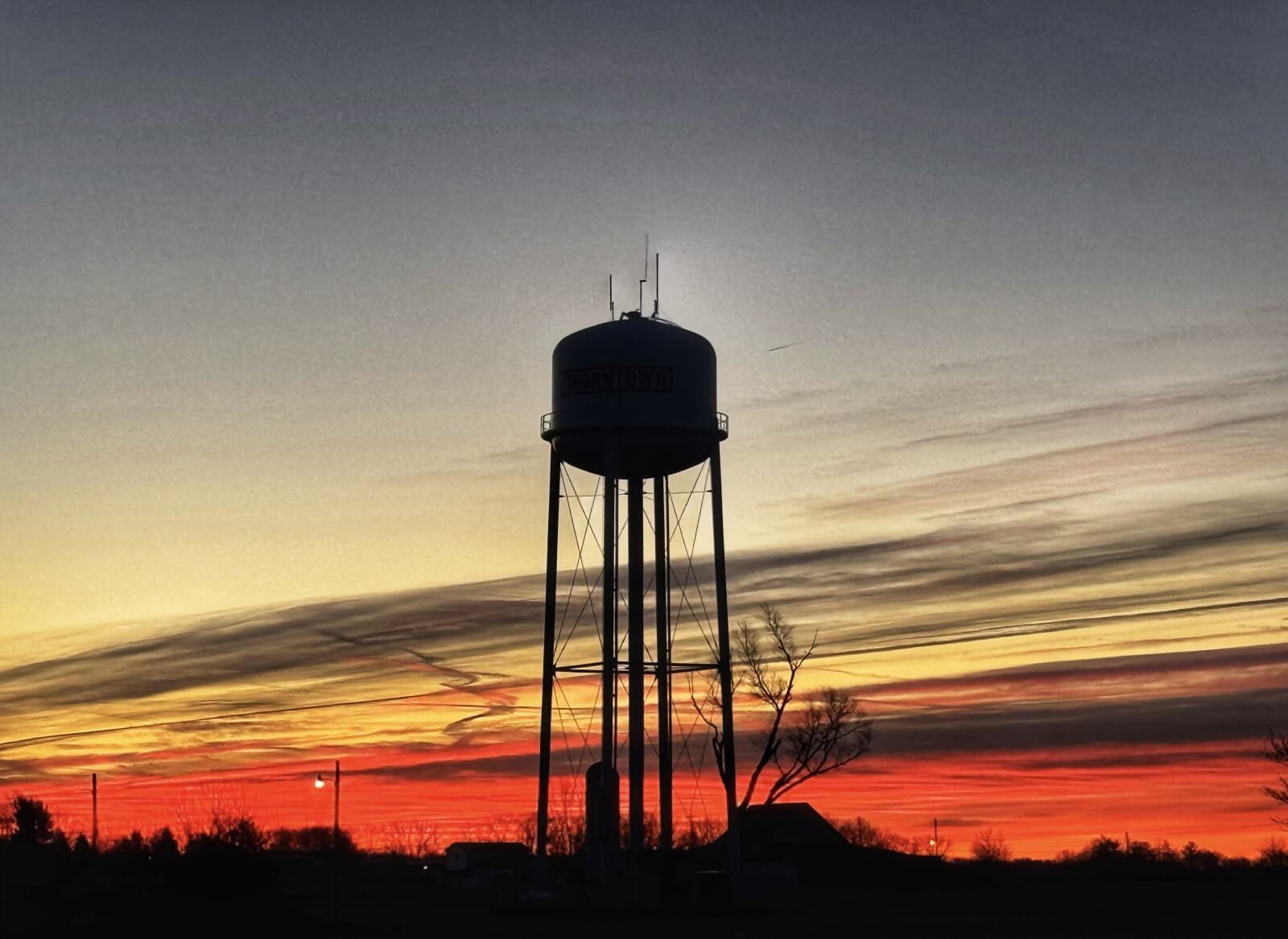 2026 Water Infrastructure winning photo by Sandy Gates, Town of Thorntown
