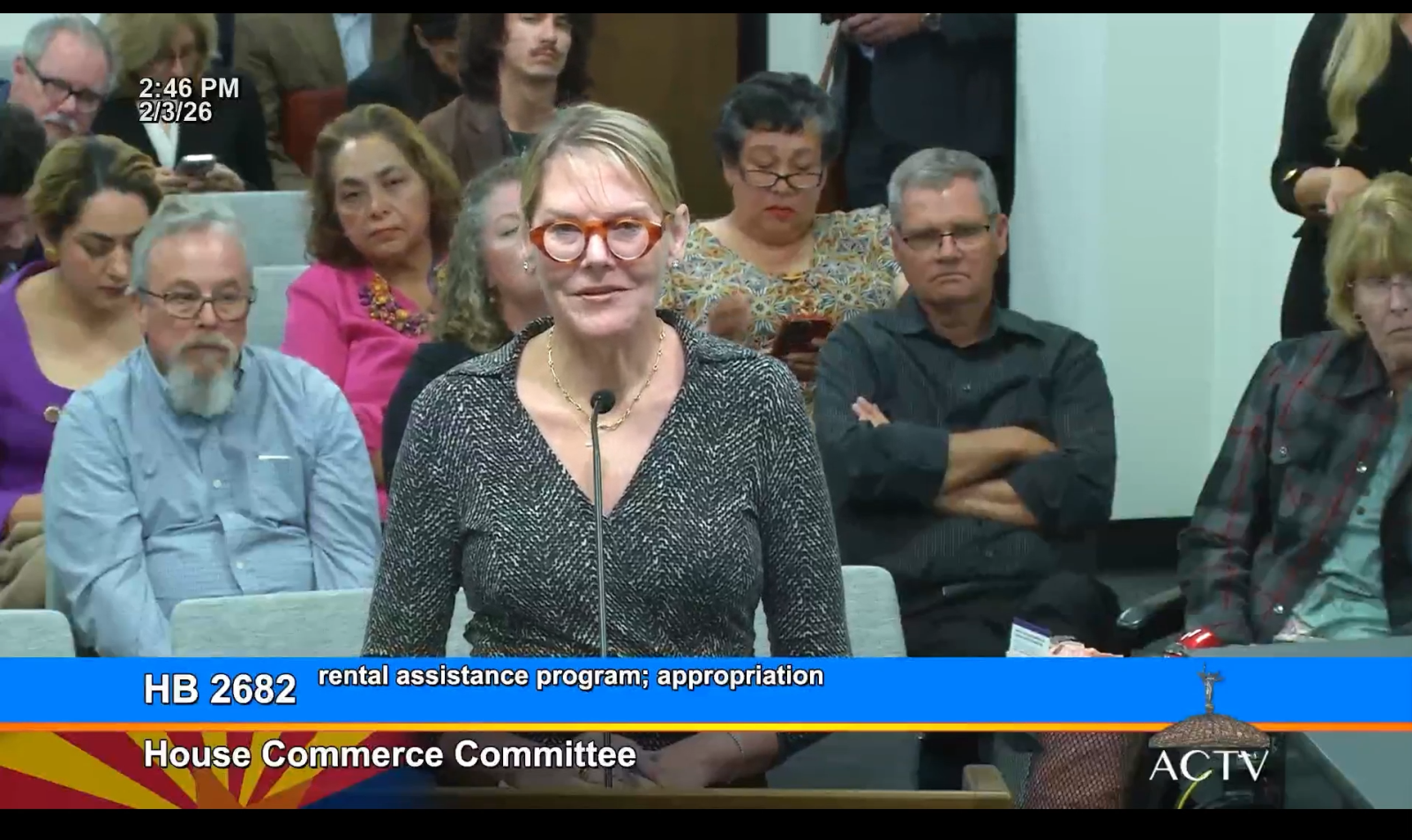AMA President and CEO Courtney LeVinus testifies before the Arizona Legislature