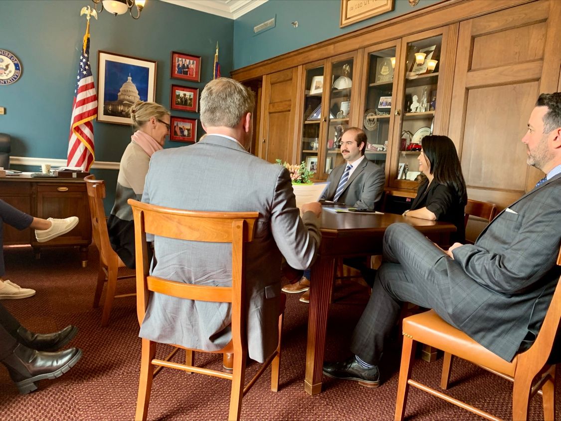 AMA delegates and members participating in NAA Advocate meetings