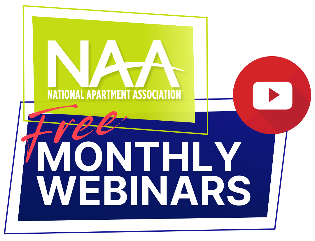 NAA - National Apartment Association - Free Monthly Webinars