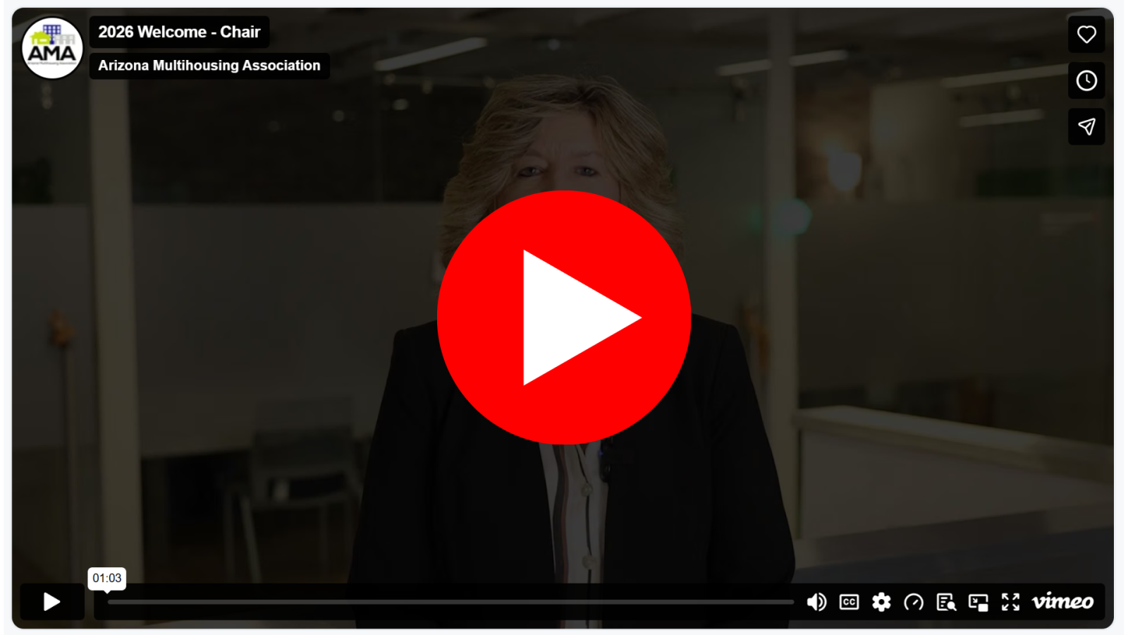 Watch the 2026 welcome video from AMA's Board Chair