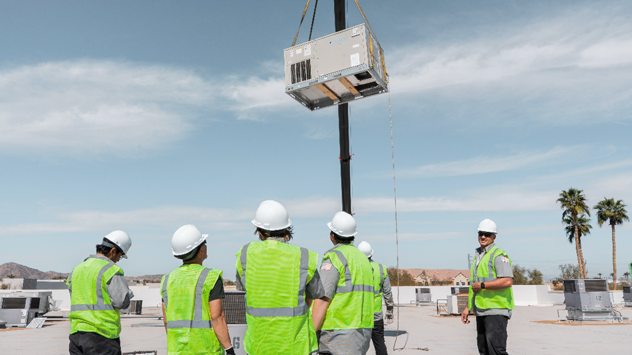 Commercial A/C installs 