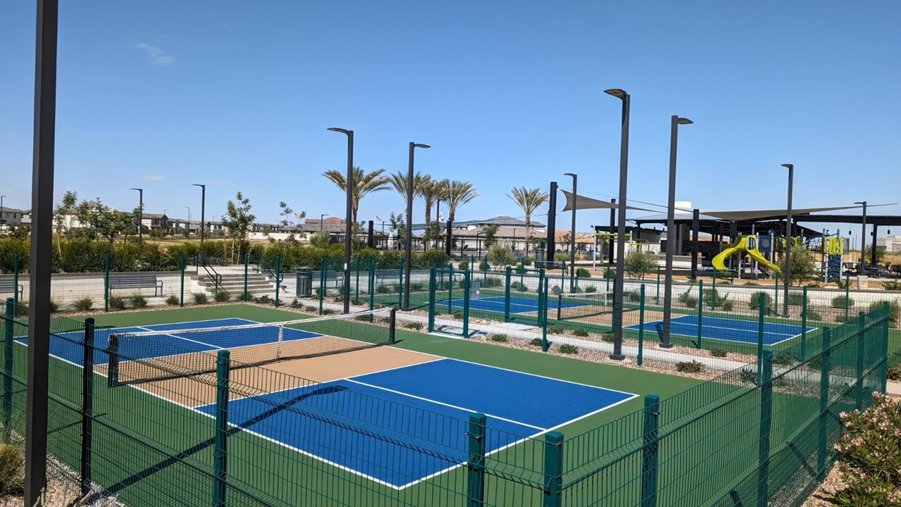 Pickleball Court Installation at North Creek Community