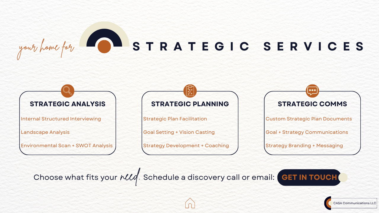 Strategic services offerings