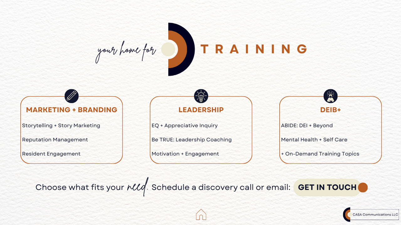 Training offerings