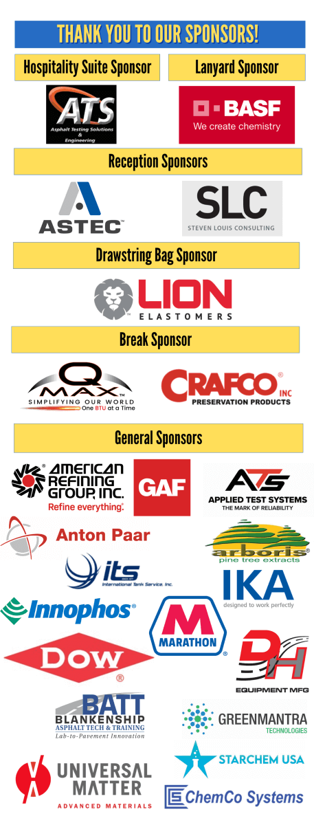 2025 AMAP Annual Conference and Workshop SPonsor Thank You