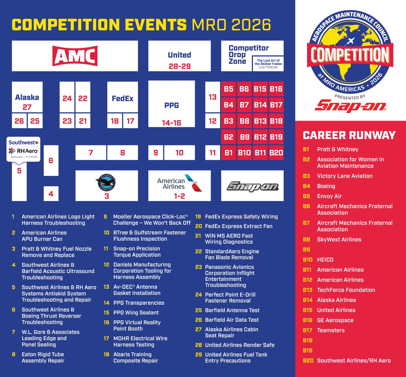 AMC @ MRO Americas floorplan
