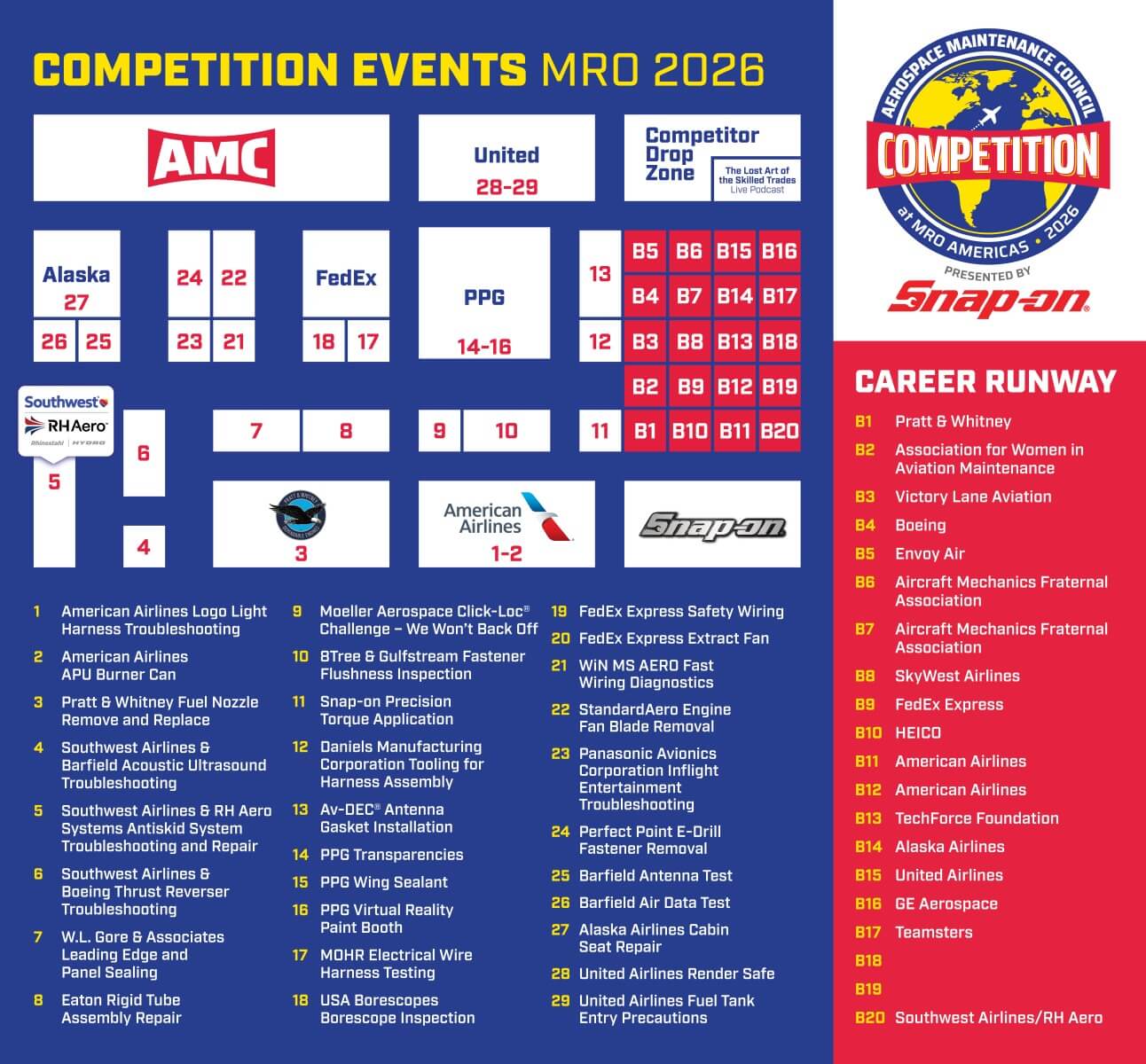 AMC @ MRO Americas floorplan