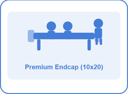 Premium Endcap Booth