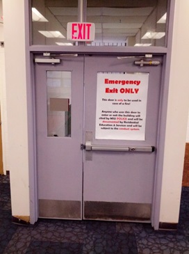 Alarmed Door