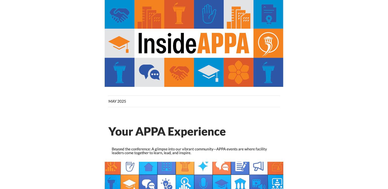InsideAPPA May 2025 issue preview