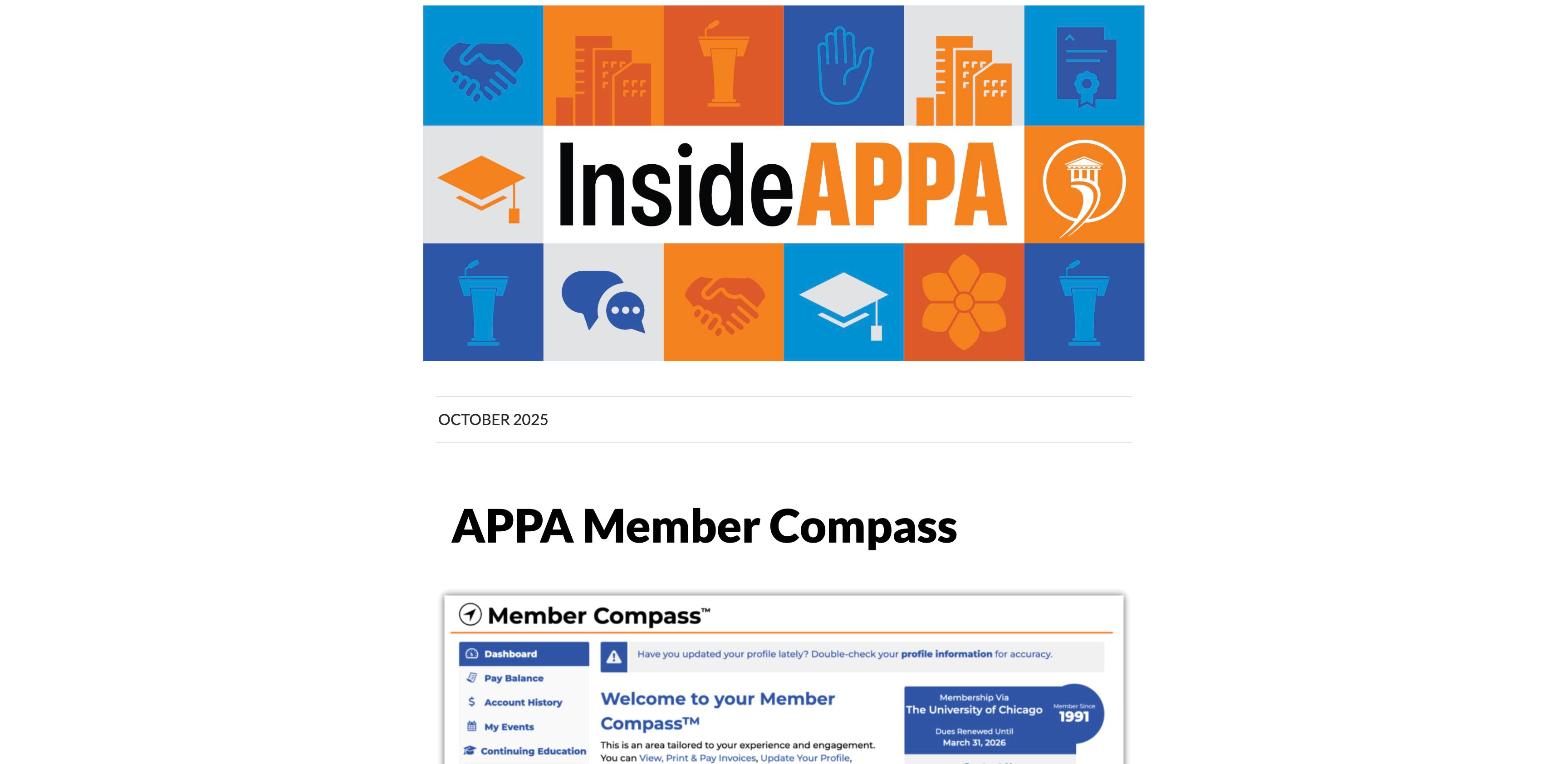 InsideAPPA October 2025 issue preview