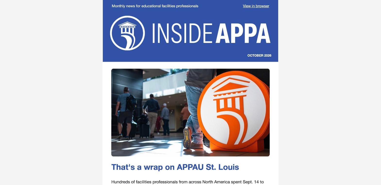InsideAPPA October 2026 issue preview