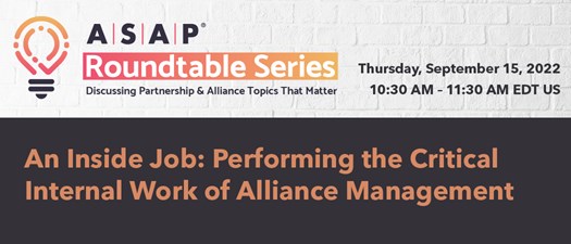 An Inside Job: Performing the Critical Internal Work of Alliance Management