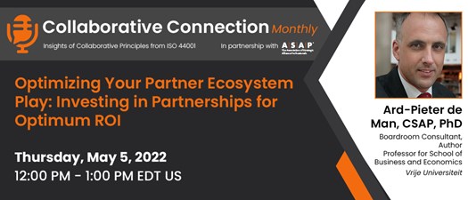 Optimizing Your Partner Ecosystem Play: Investing in Partnerships for Optim