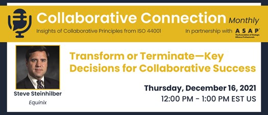 Transform or Terminate—Key Decisions for Collaborative Success