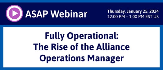 Fully Operational: The Rise of the Alliance Operations Manager