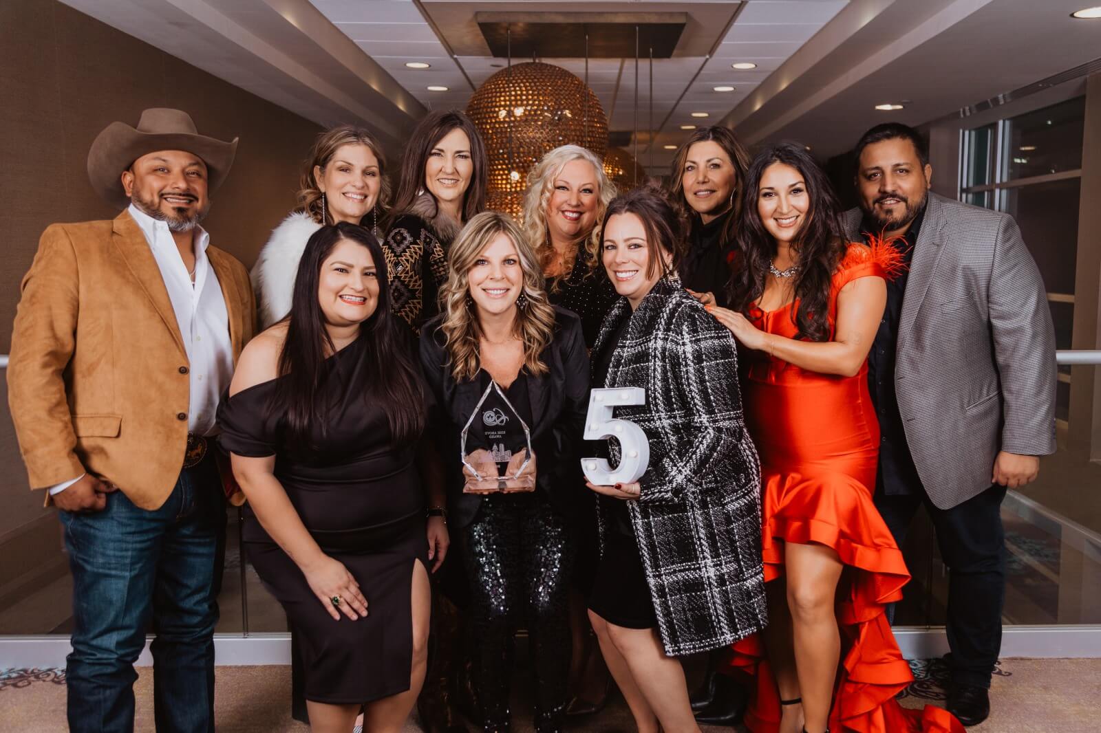 Avenue5 Residential winning the Rise Above award in 2024