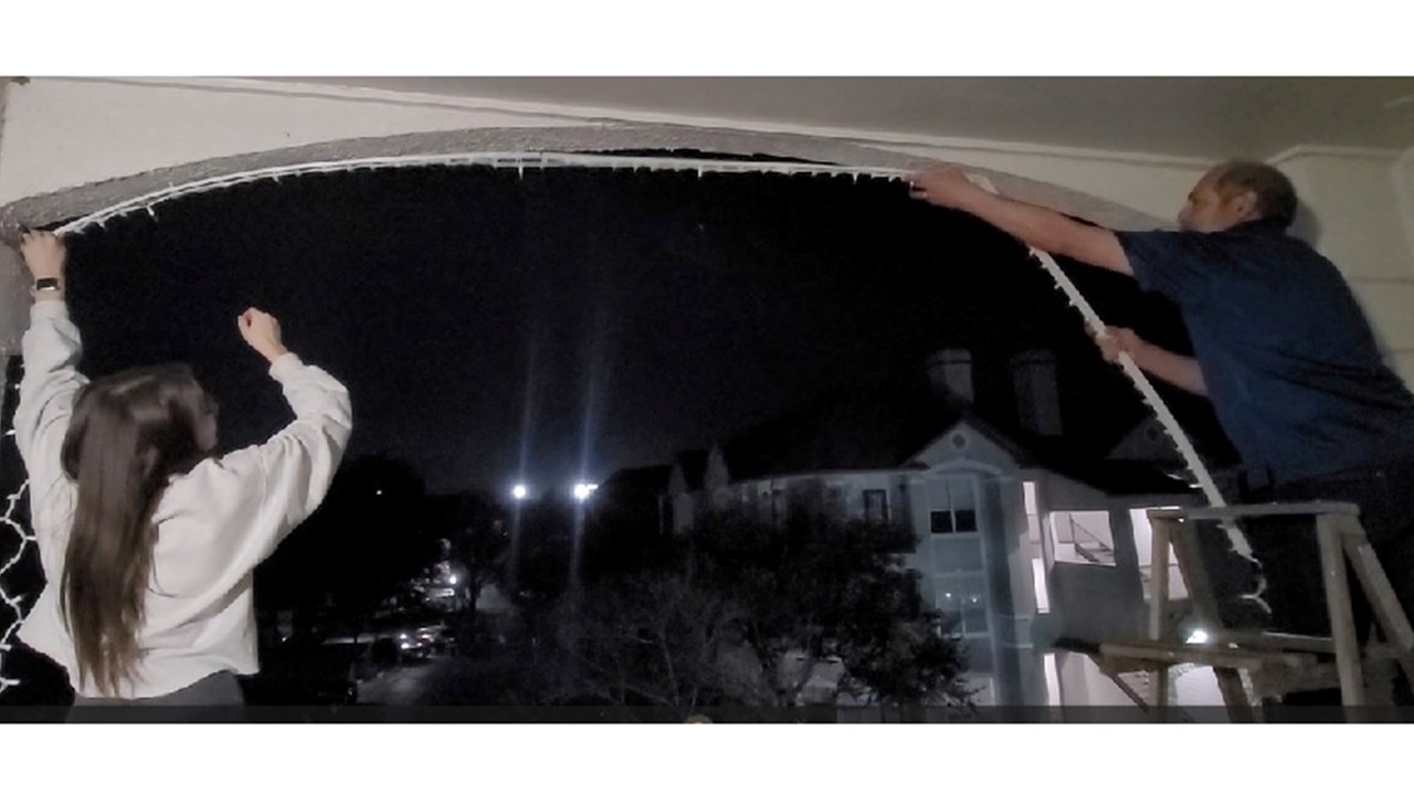 Tension Fit Arch for lights