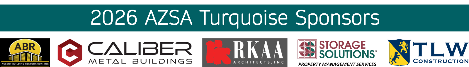 2026 AZSA Turquoise Sponsors