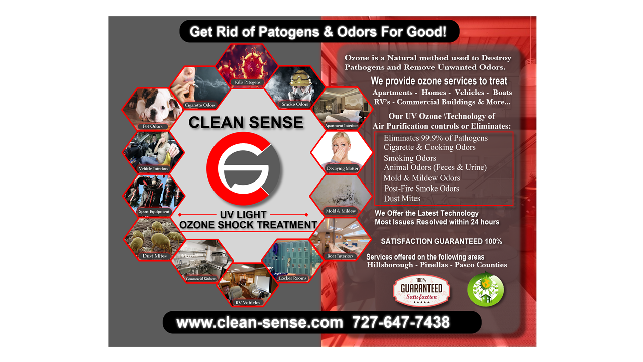 Clean Sense UV Light Ozone Shock Treatment