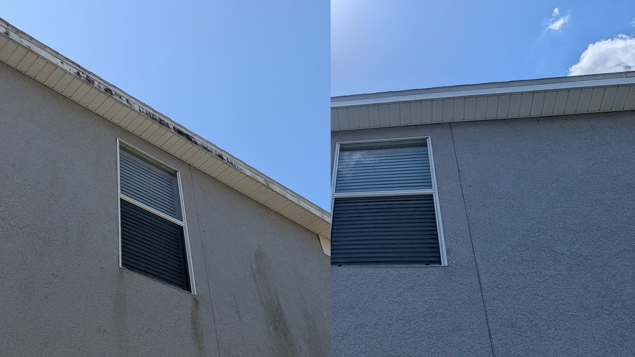 Siding soft wash