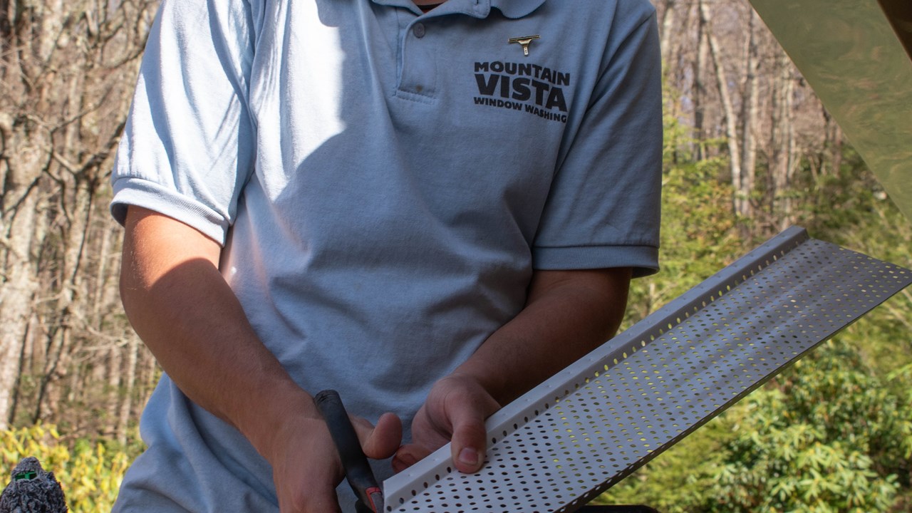 Rowen Installing Gutter Guards