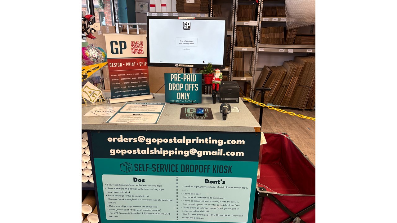Self Service Drop Off Kiosk