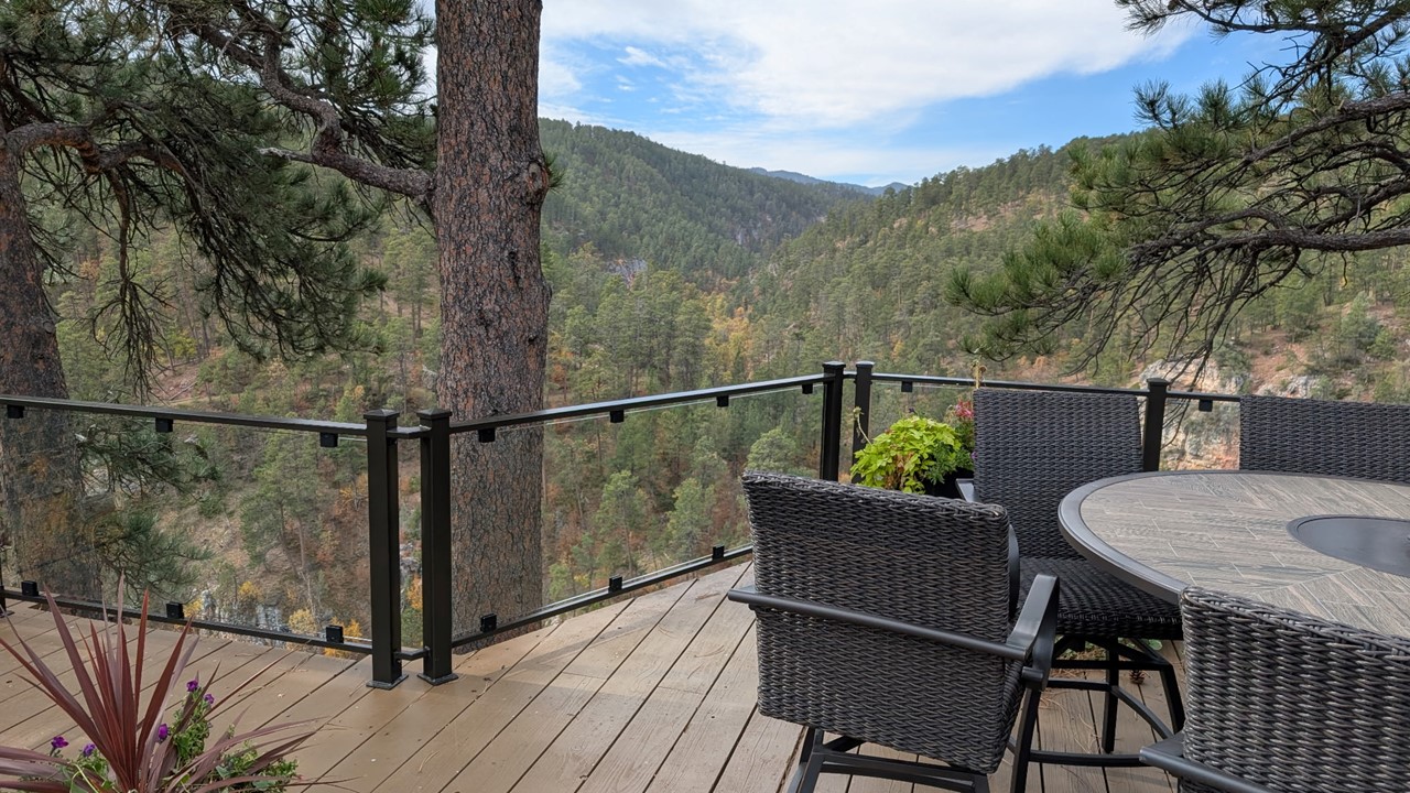 3/8 railing glass