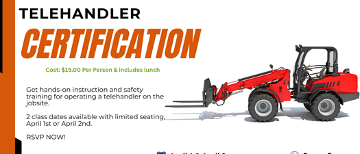Telehandler Certification DAY 2