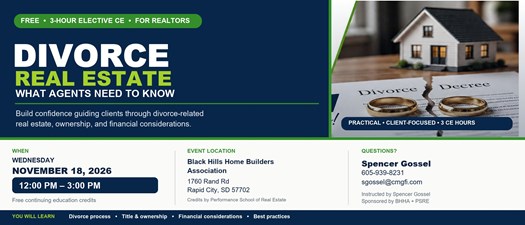 Divorce Real Estate- What agents need to know