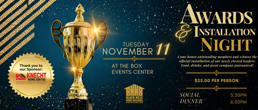 November 11th - Awards & Installation Night